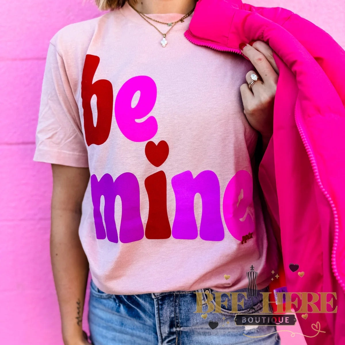 Be Mine Tee - BFF Here