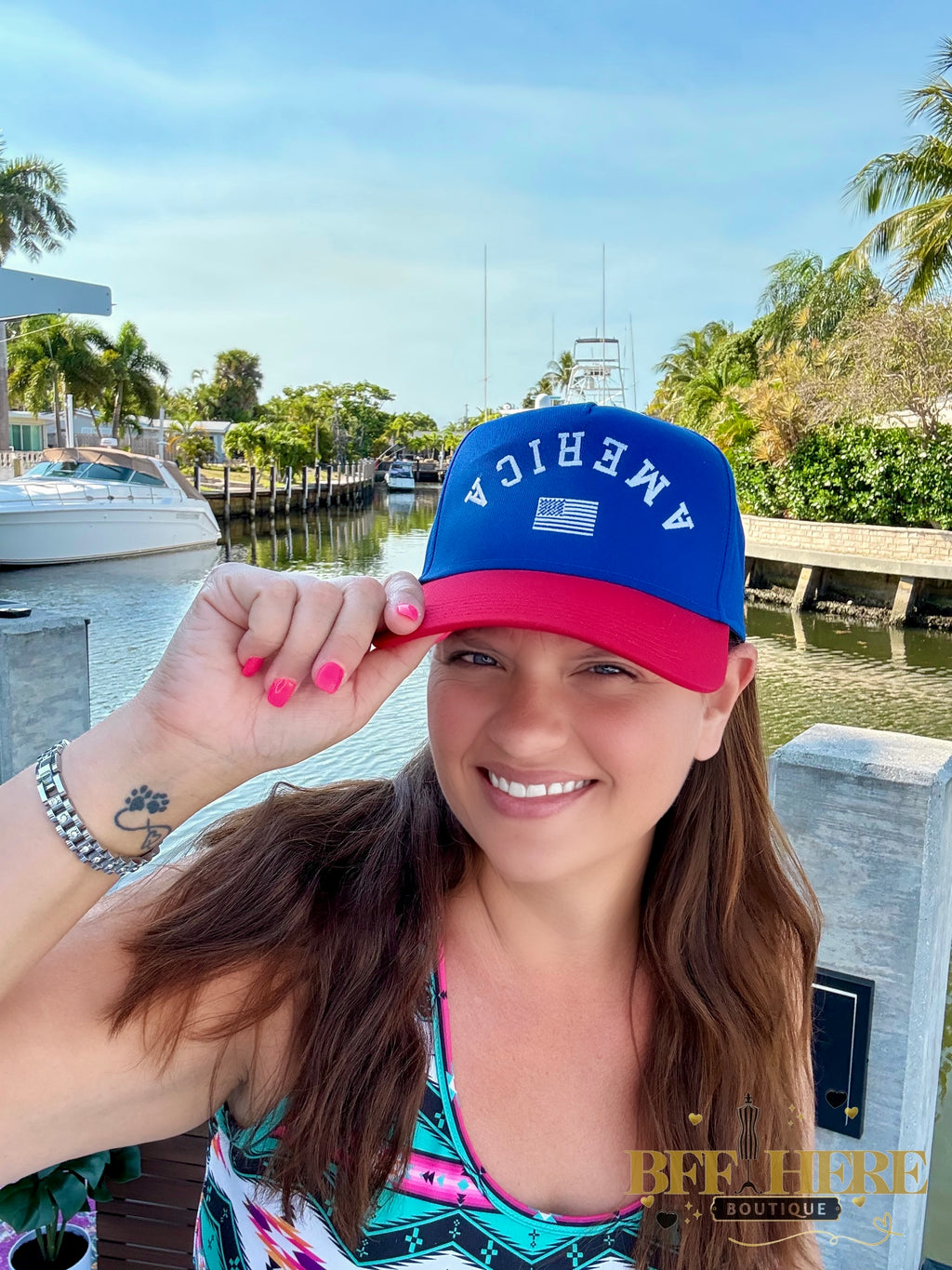 Upside America Cap - BFF Here
