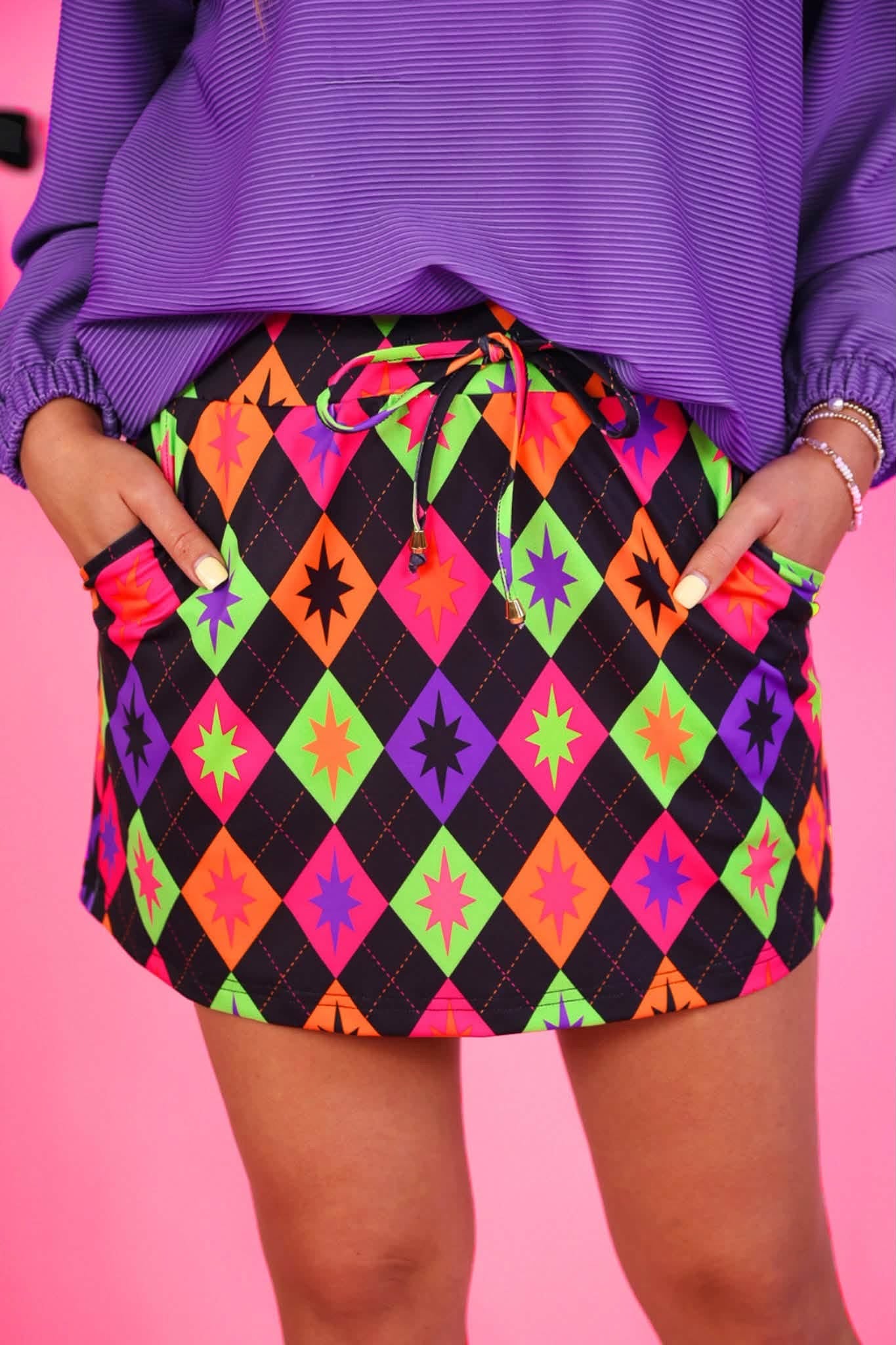 PREORDER: Witching Hour Argyle Skort by Jess Lea (ETA: August)