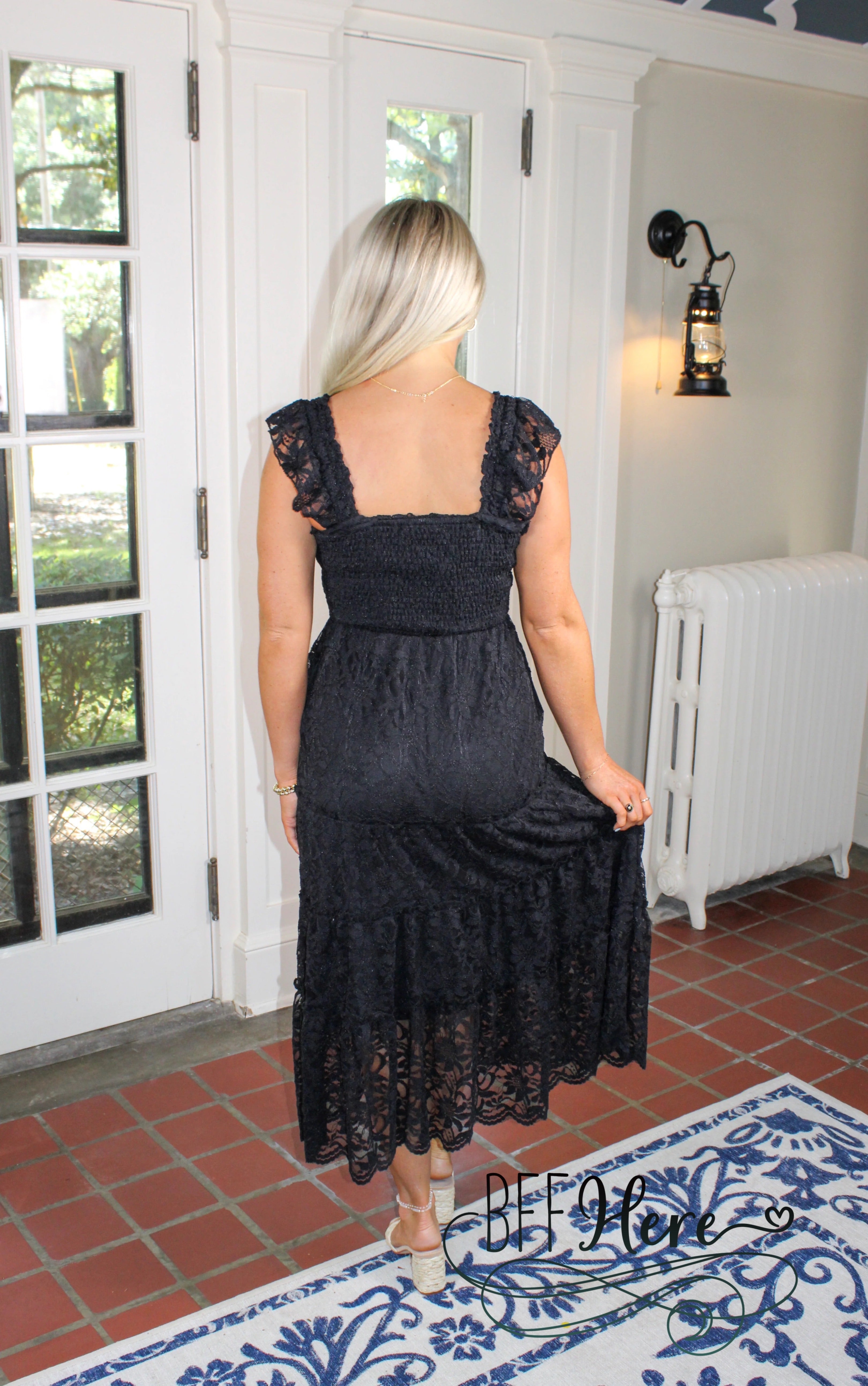 Dancing In The Lace Dress - BFF Here