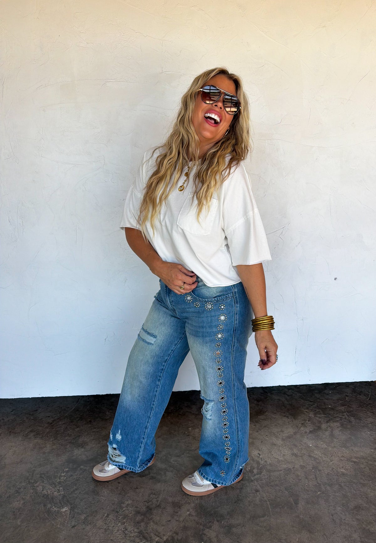 PREORDER: The Jagger Studded Jeans by Blakeley (ETA: January) - BFF Here