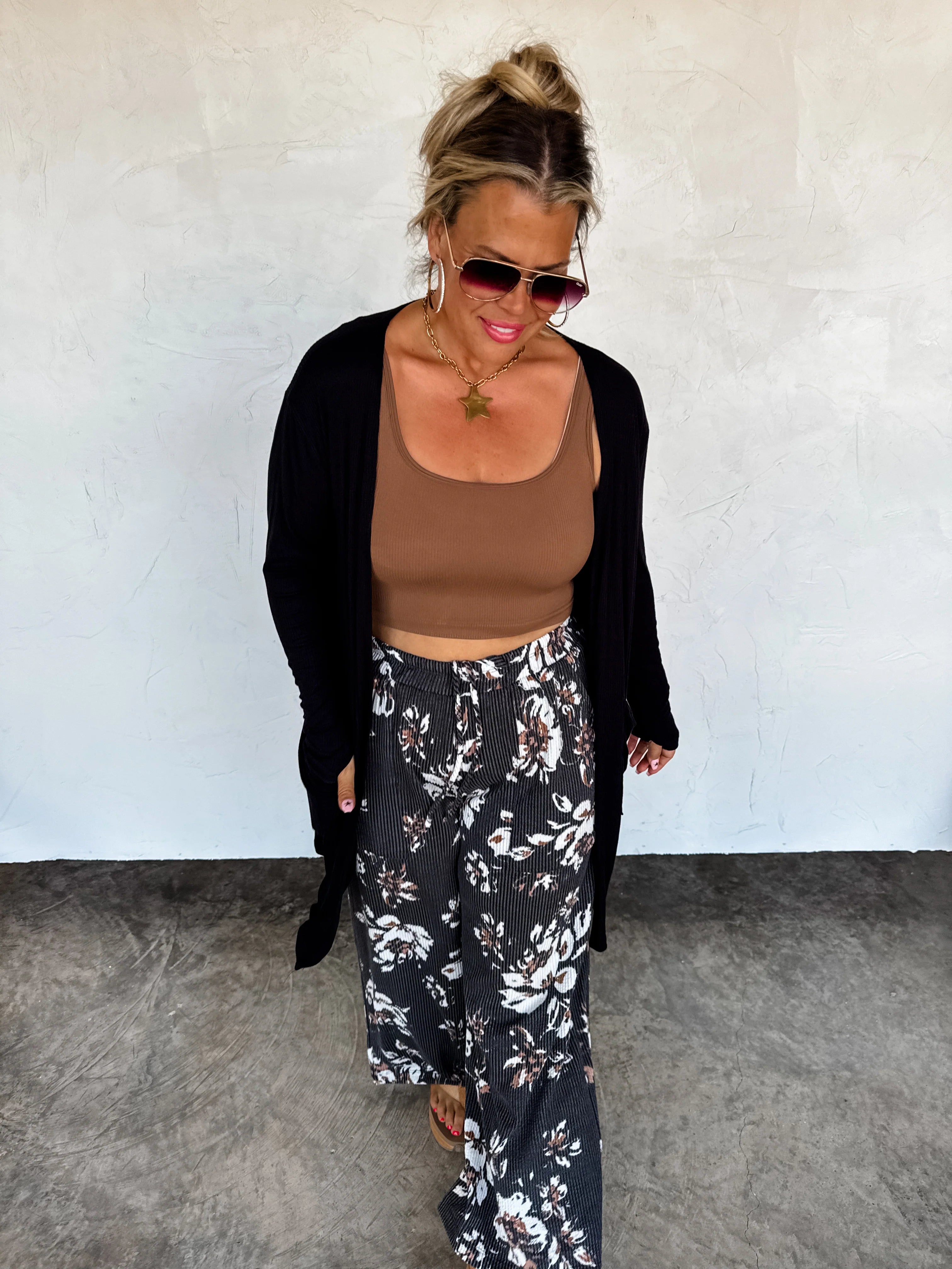 PREORDER: Haddie Floral Wide Leg Pants by Blakeley (ETA: Mid September) - BFF Here