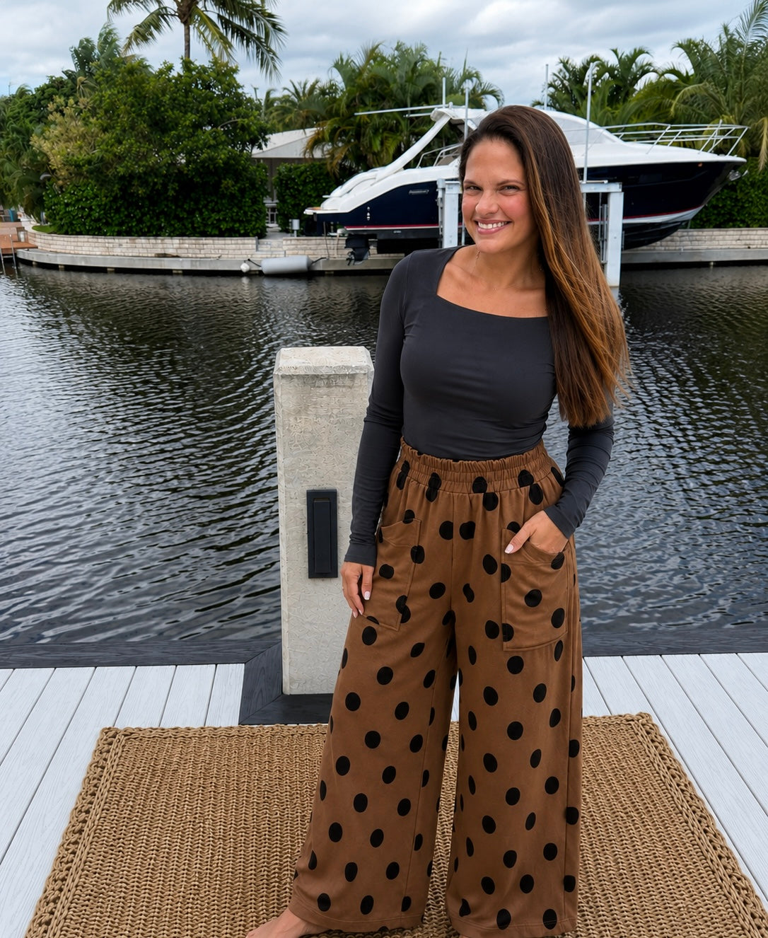 PREORDER: Everyday Essential Boat Neck Top / Black (ETA: August)