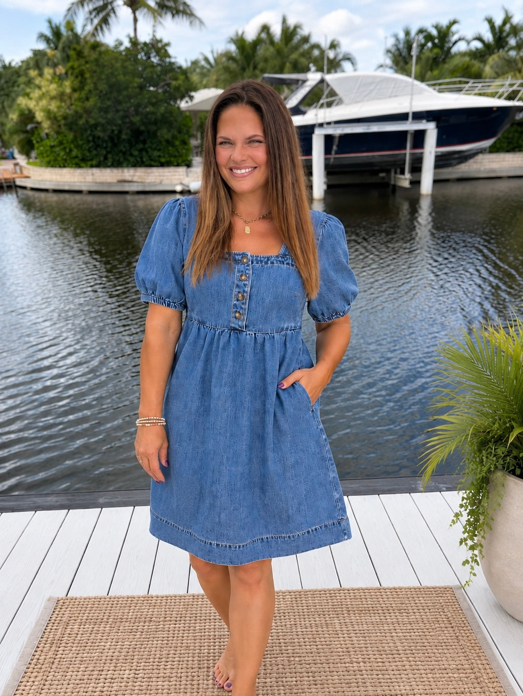 PREORDER: Blue Jean Baby Dress (ETA: October)