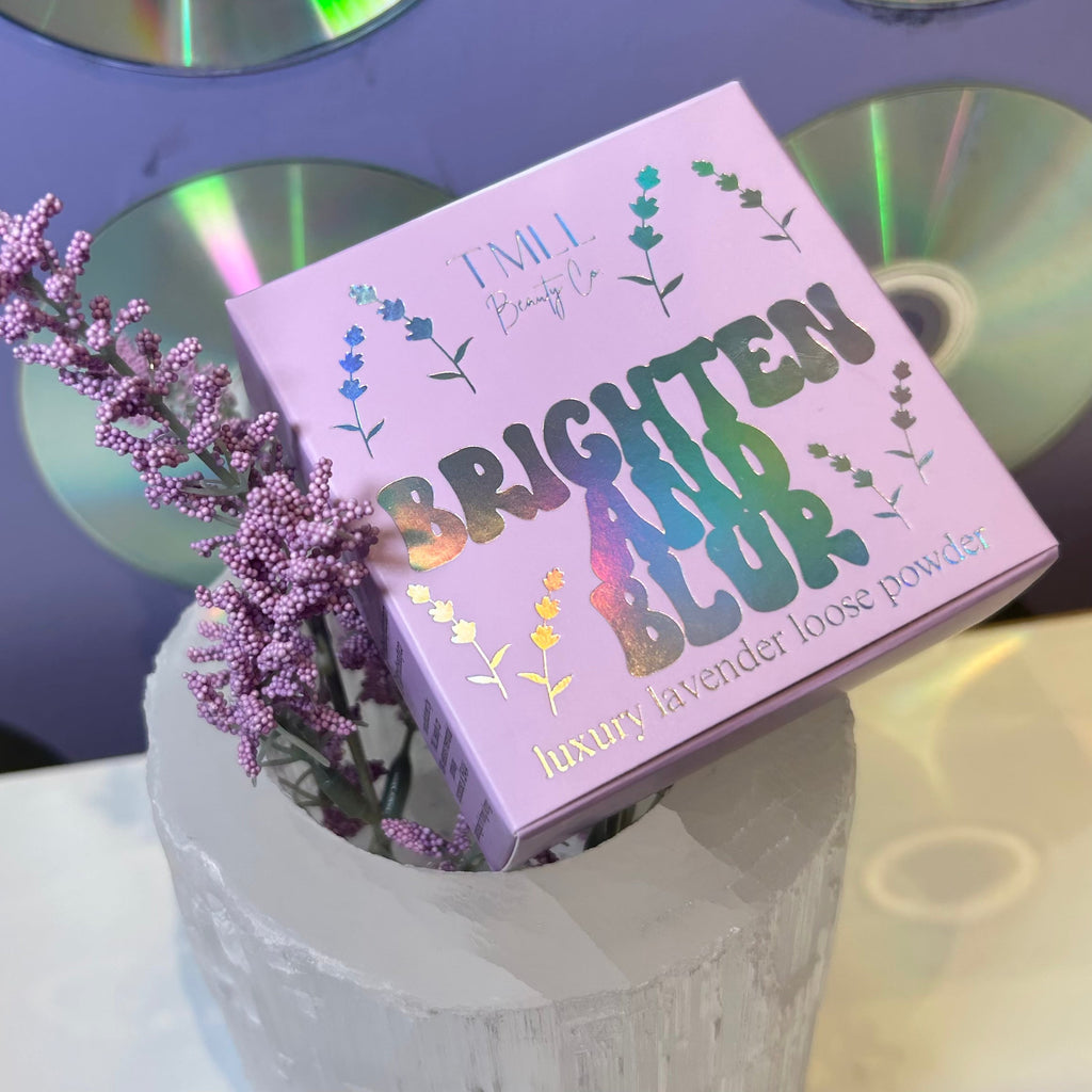 Brighten & Blur Lavender Setting Powder by TMLL Beauty (Ships 2-3 weeks)