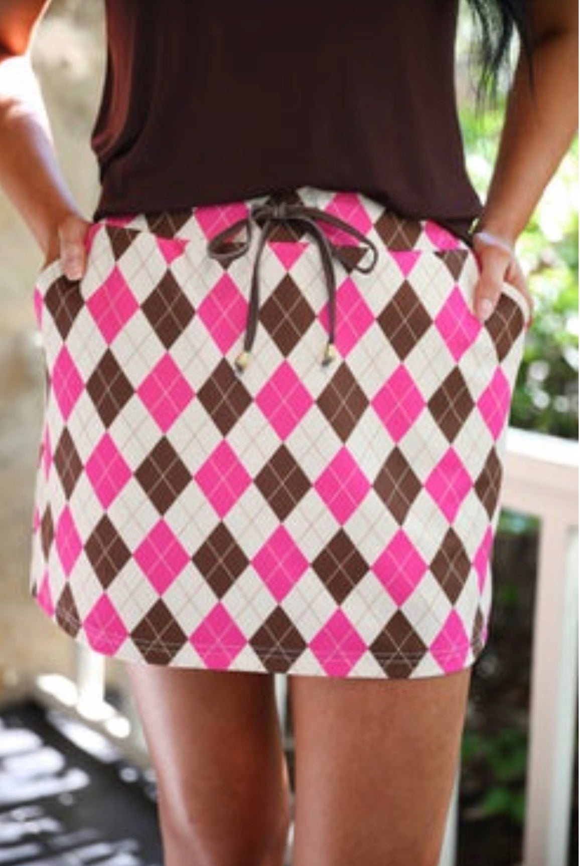 PREORDER: Preppy Argyle Skort by Jess Lea / Array (ETA: July)
