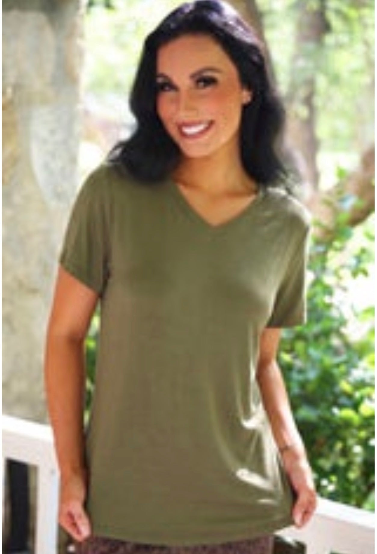 PREORDER: Jess Lea Basic Tee / Olive by Jess Lea (ETA: July)
