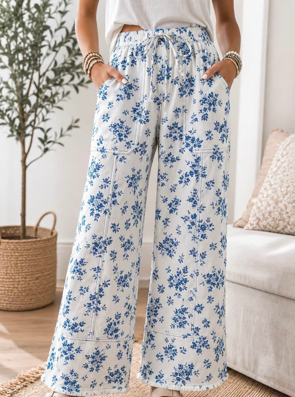 PREORDER: Blue Belle Wide Leg Pants (ETA: September)