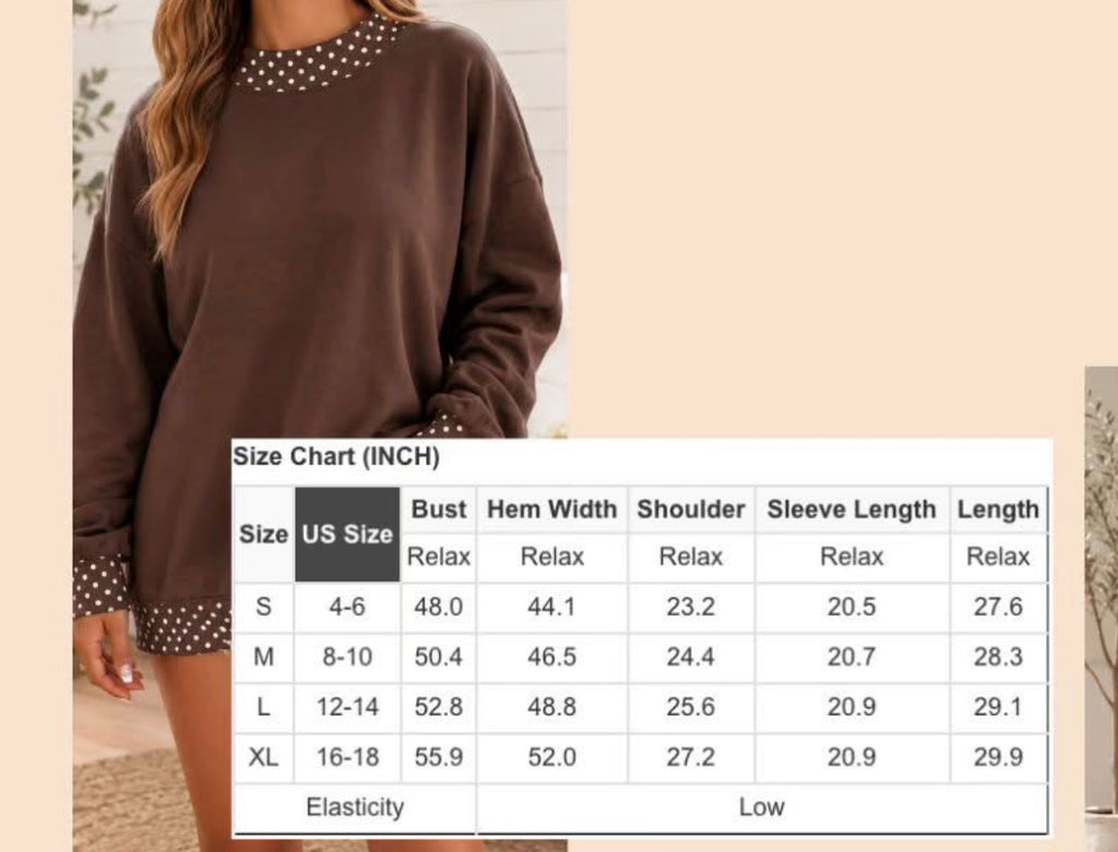 PREORDER: Mocha Dots Pullover (ETA: September)