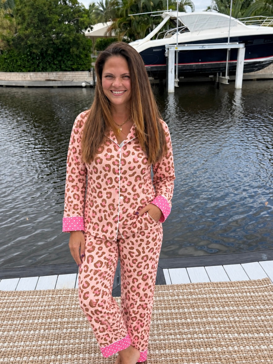 PREORDER: Pretty in Pink Leopard Lounge Set (ETA: November)