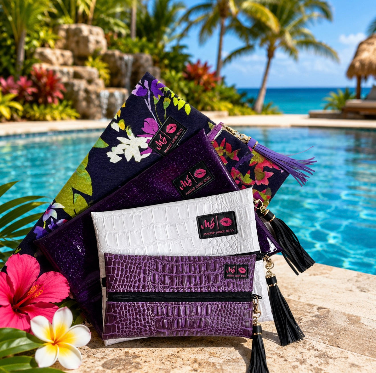 The Purple Love Mixed Set by Makeup Junkie Bag - BFF Here