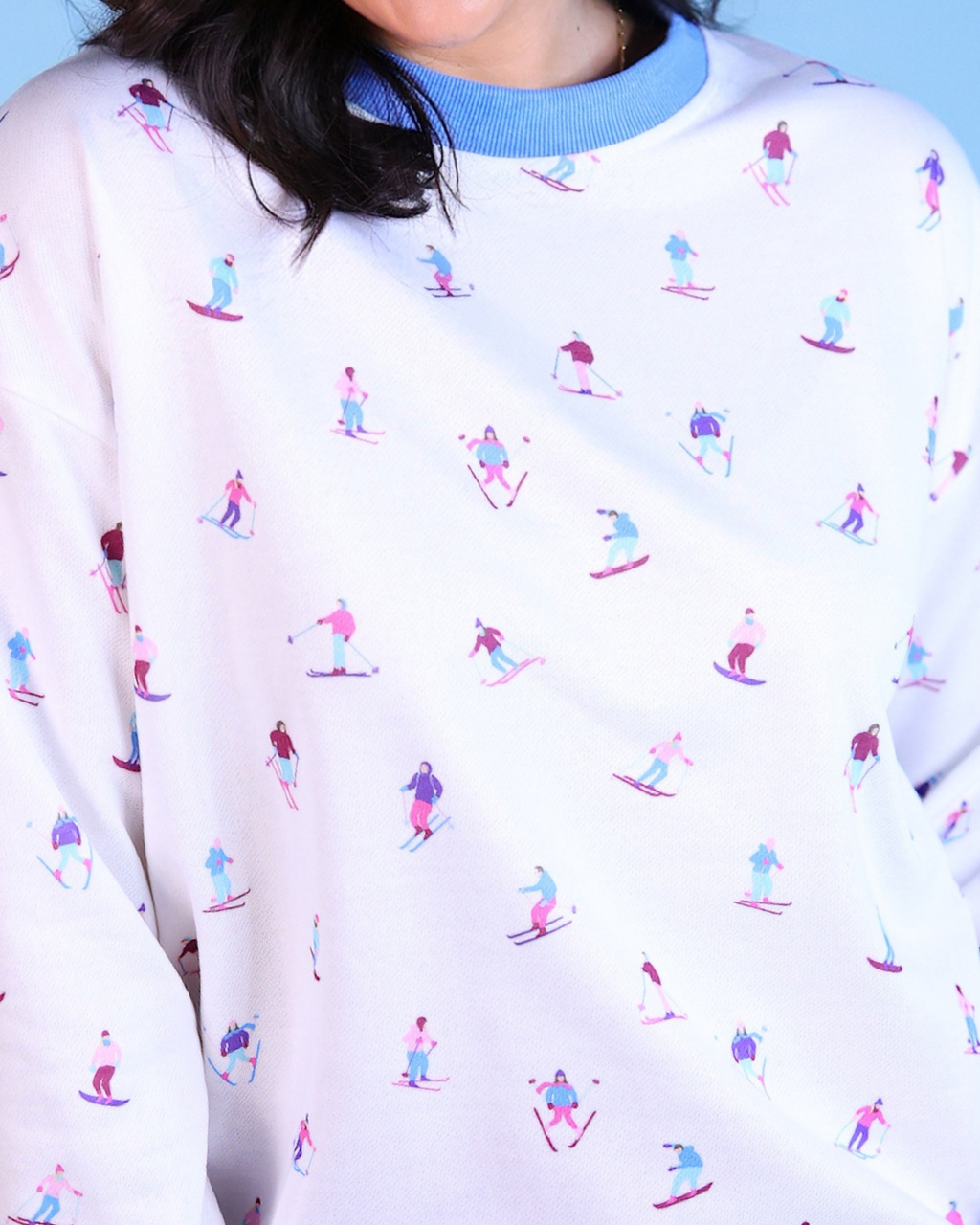 PREORDER- Let's Go Skiing Pullover (ARRAY) by Jess Lea (ETA: October)