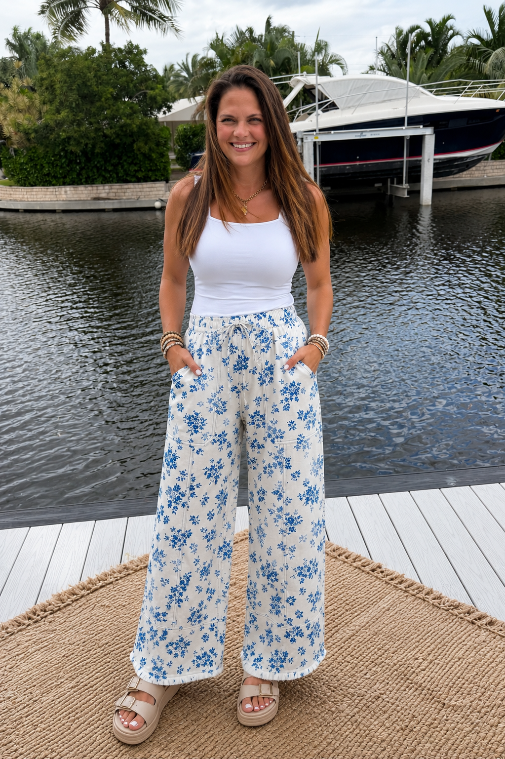 PREORDER: Blue Belle Wide Leg Pants (ETA: September)