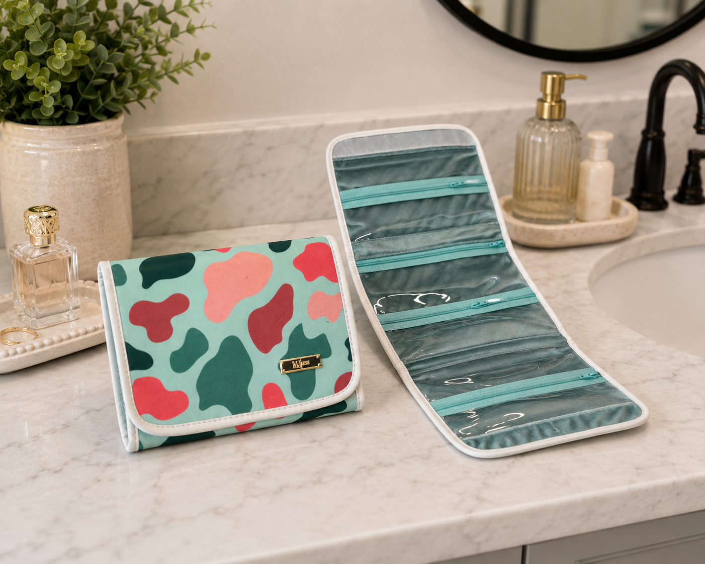 PREORDER: Gem Keeper / Watermelon Moonshine by Makup Junkie Bags (ETA: 4-6 weeks)