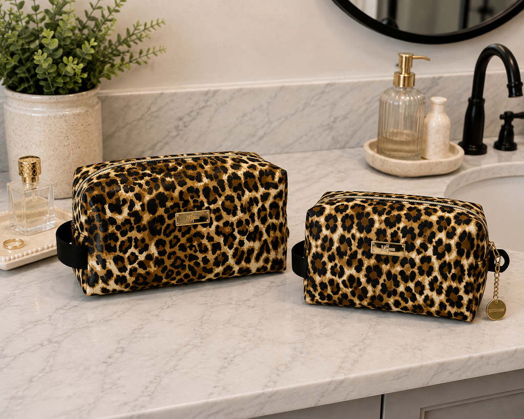 PREORDER: Bobbie Bags / Lady Leopard by Makup Junkie Bags (ETA: 4-6 weeks)