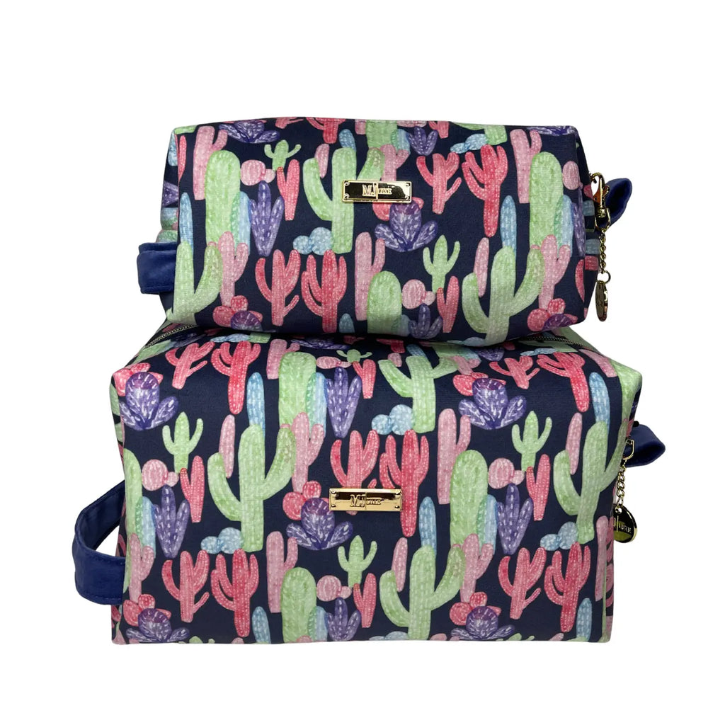 PREORDER: Bobbie Bags / Pastel Cactus by Makup Junkie Bags (ETA: 4-6 weeks)