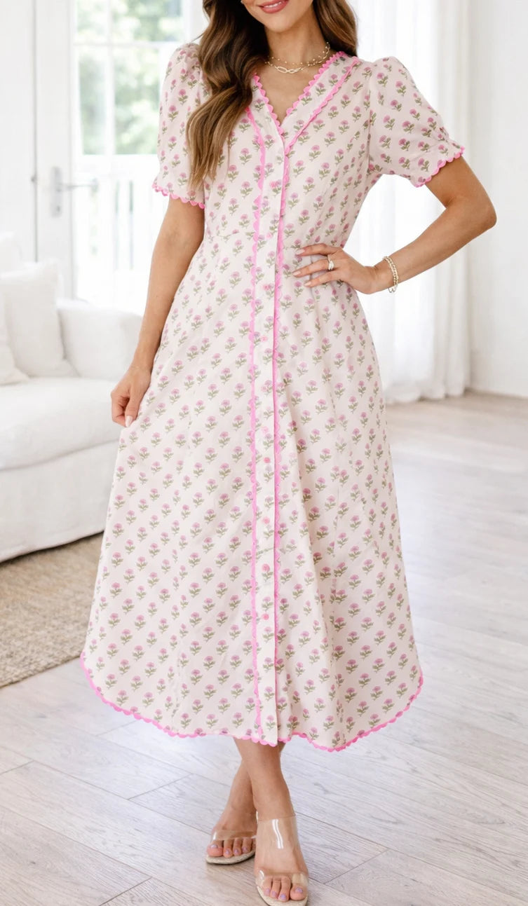 PREORDER: Pretty in Petals Maxi Dress (ETA: September / October)