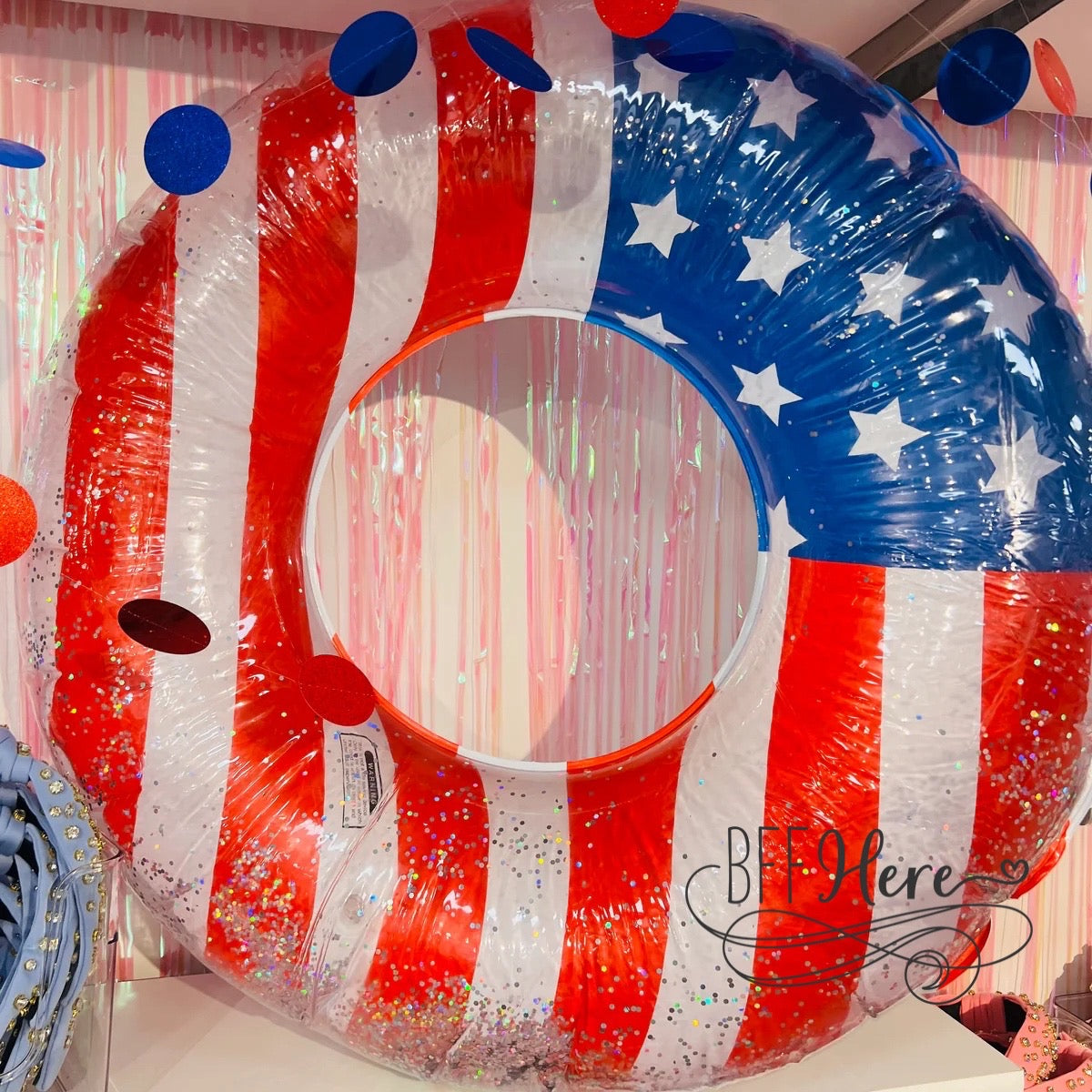 PREORDER : Star-Spangled Float: Flag Floatie (Ships End of April) - BFF Here