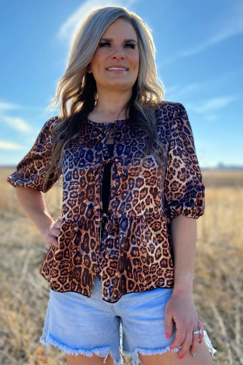 Hear Me Roar Tie Top by Sterling Kreek - BFF Here