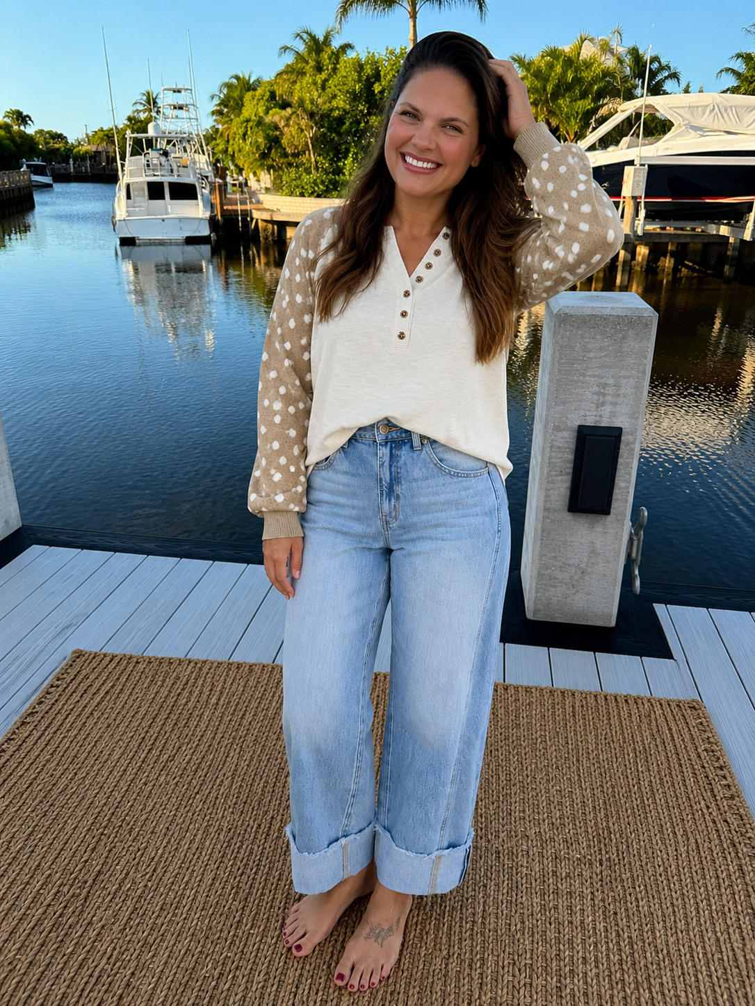PREORDER: Dots About You Henley (ETA: October)