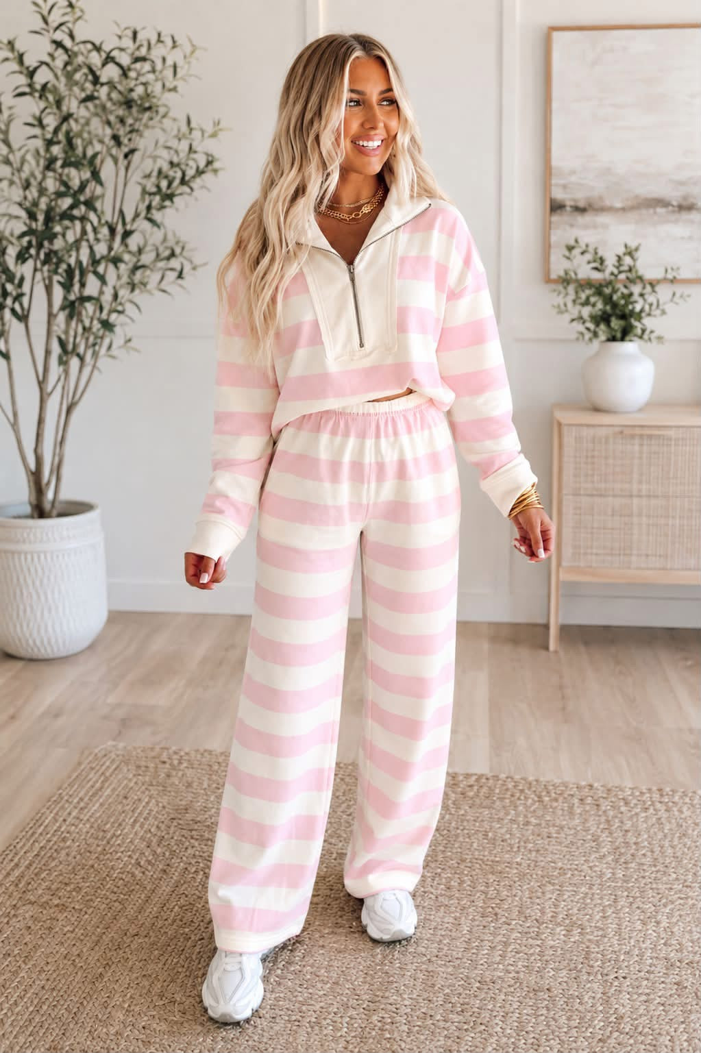 PREORDER: Sweet Escape Striped Lounge Set (ETA: October)