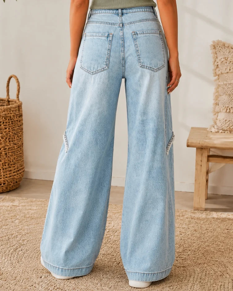 PREORDER: Front & Center Wide Leg Jeans (ETA: October )