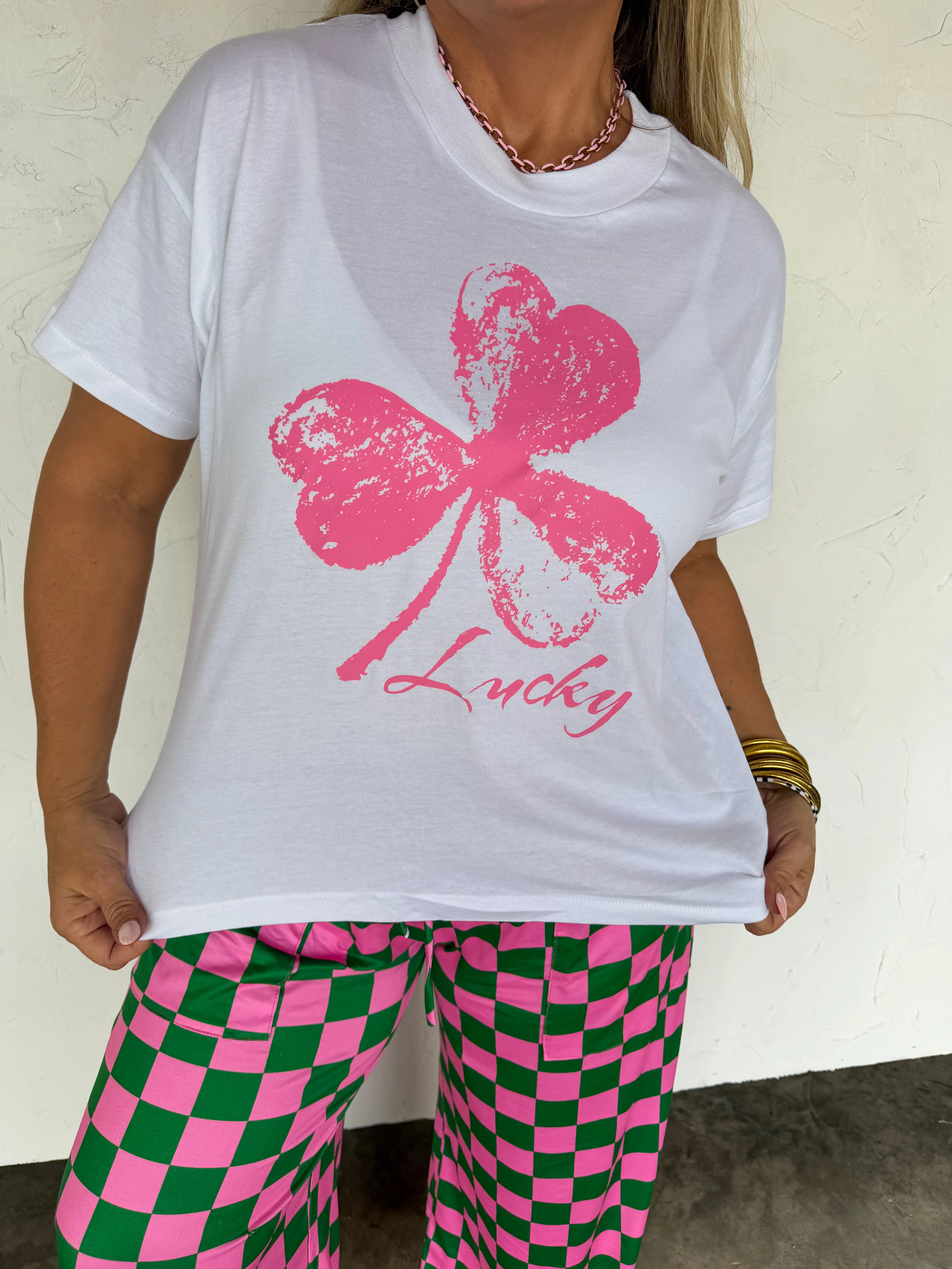 Pink Clover Tee by Blakeley - BFF Here