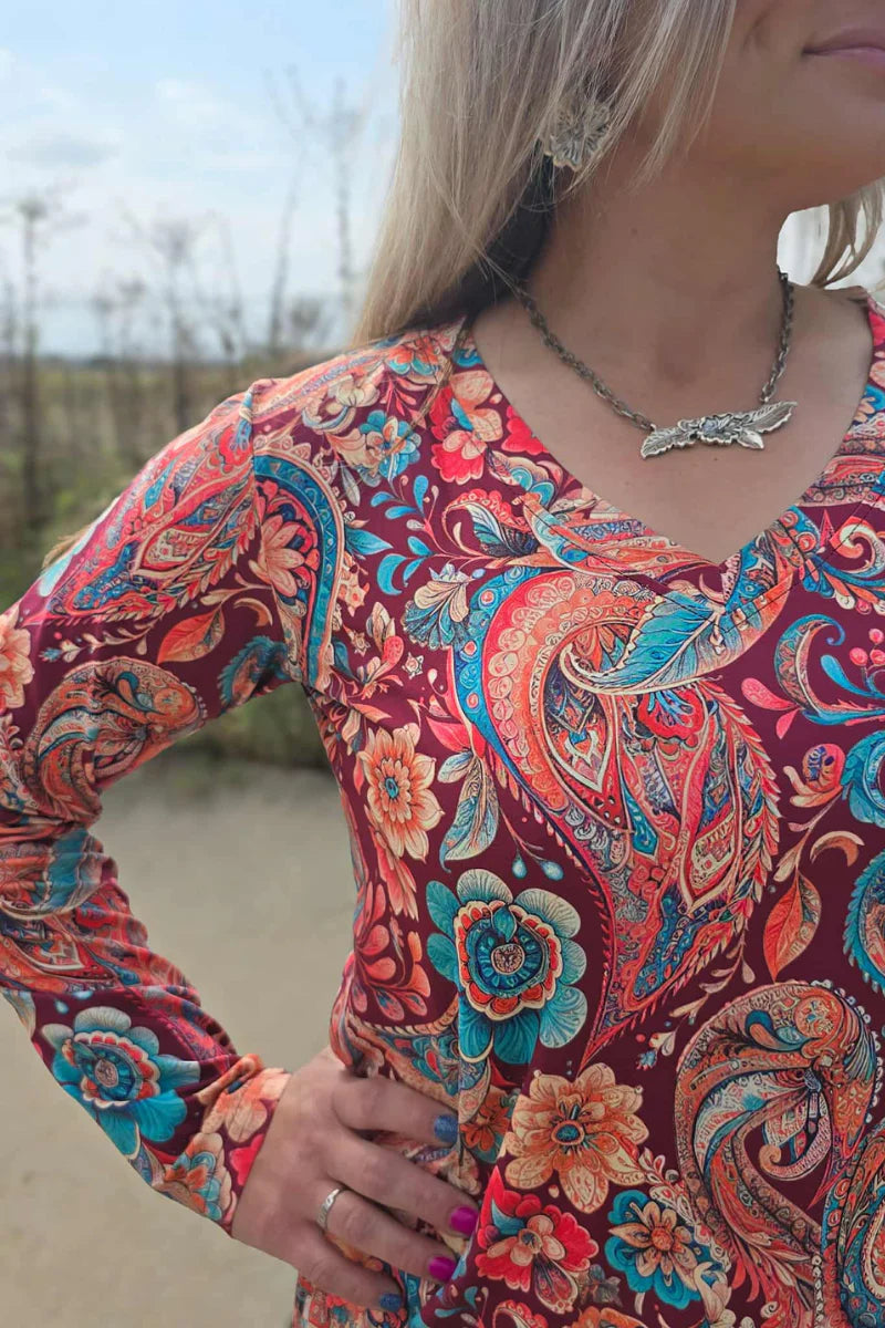 Paisley On The Plain Top by Sterling Kreek - BFF Here