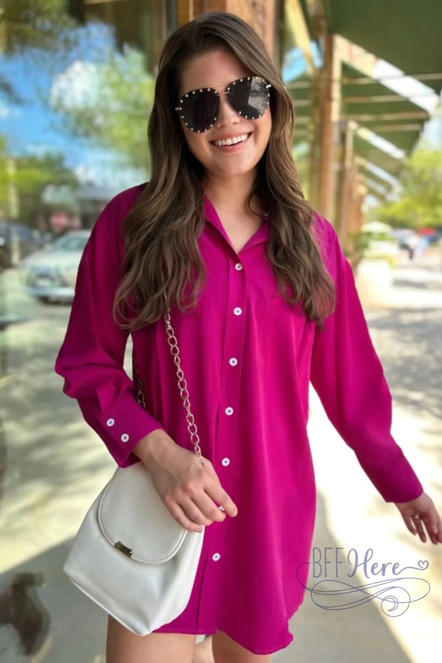 PREORDER:  Tristan Button Up Dress (Ships End  Of October ) - BFF Here