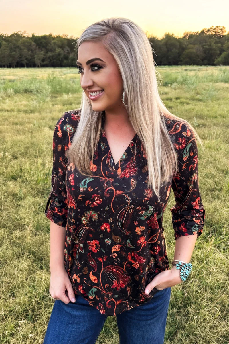 Copper Rose Top by Sterling Kreek (Ships 1-2 weeks)