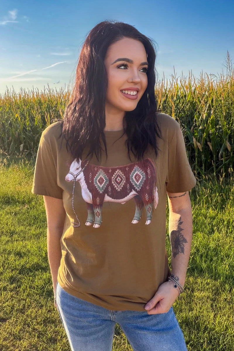Show Steer Showoff Tee by Sterling Kreek (Ships 1-2 weeks)