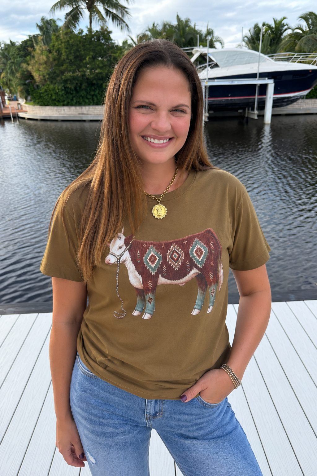 Show Steer Showoff Tee by Sterling Kreek (Ships 1-2 weeks)