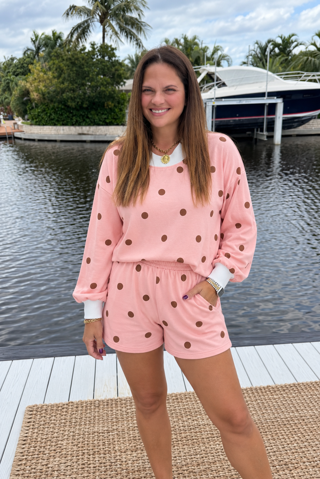PREORDER: Sweet Spot Polka Dot Lounge Set  (ETA: October)