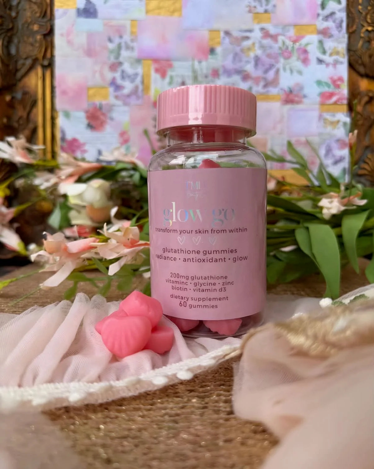 Glow Go Glutathione Gummies by TMLL Beauty (Ships in 2-3 weeks)