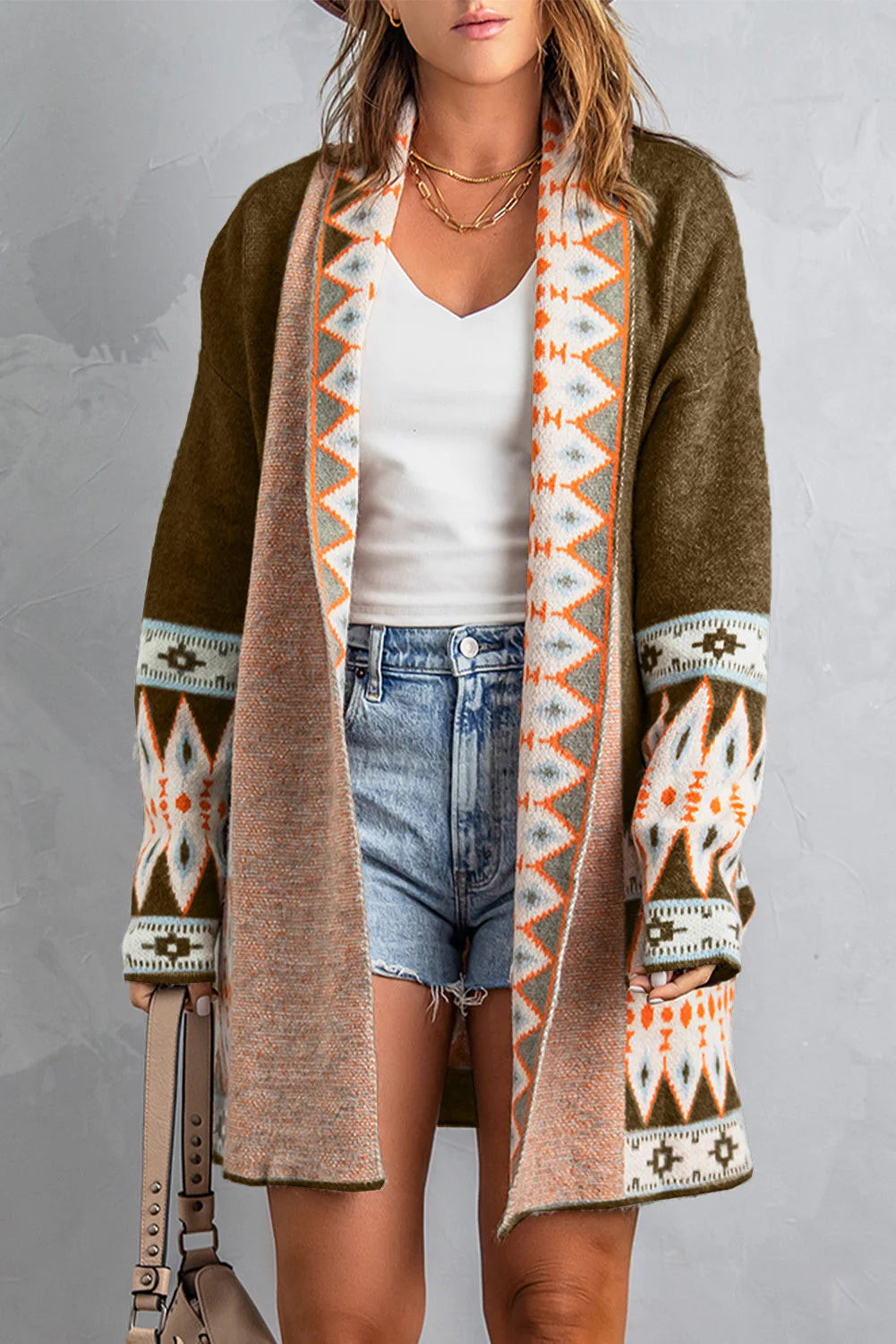 PREORDER: Western Glow Aztec Cardigan (ETA: Late November) - BFF Here