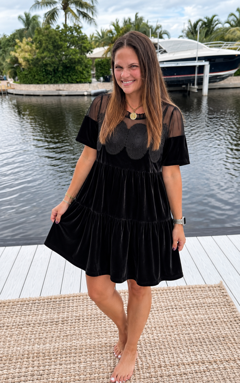 PREORDER: Midnight Romance Velvet Dress (ETA: October)
