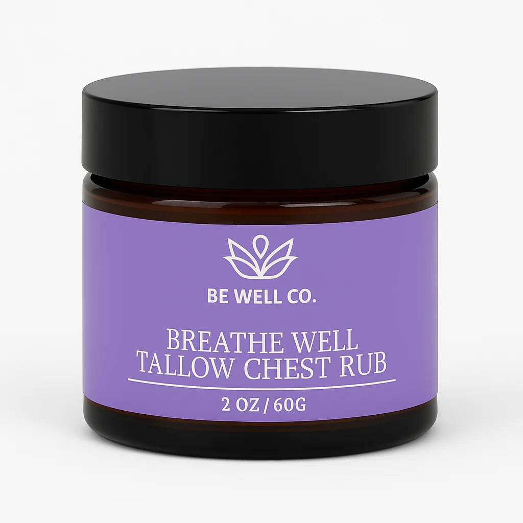 Breathe Well Tallow Chest Rub / 2oz by Be Well Co. / ARRAY (Ships in 2-3 Weeks)