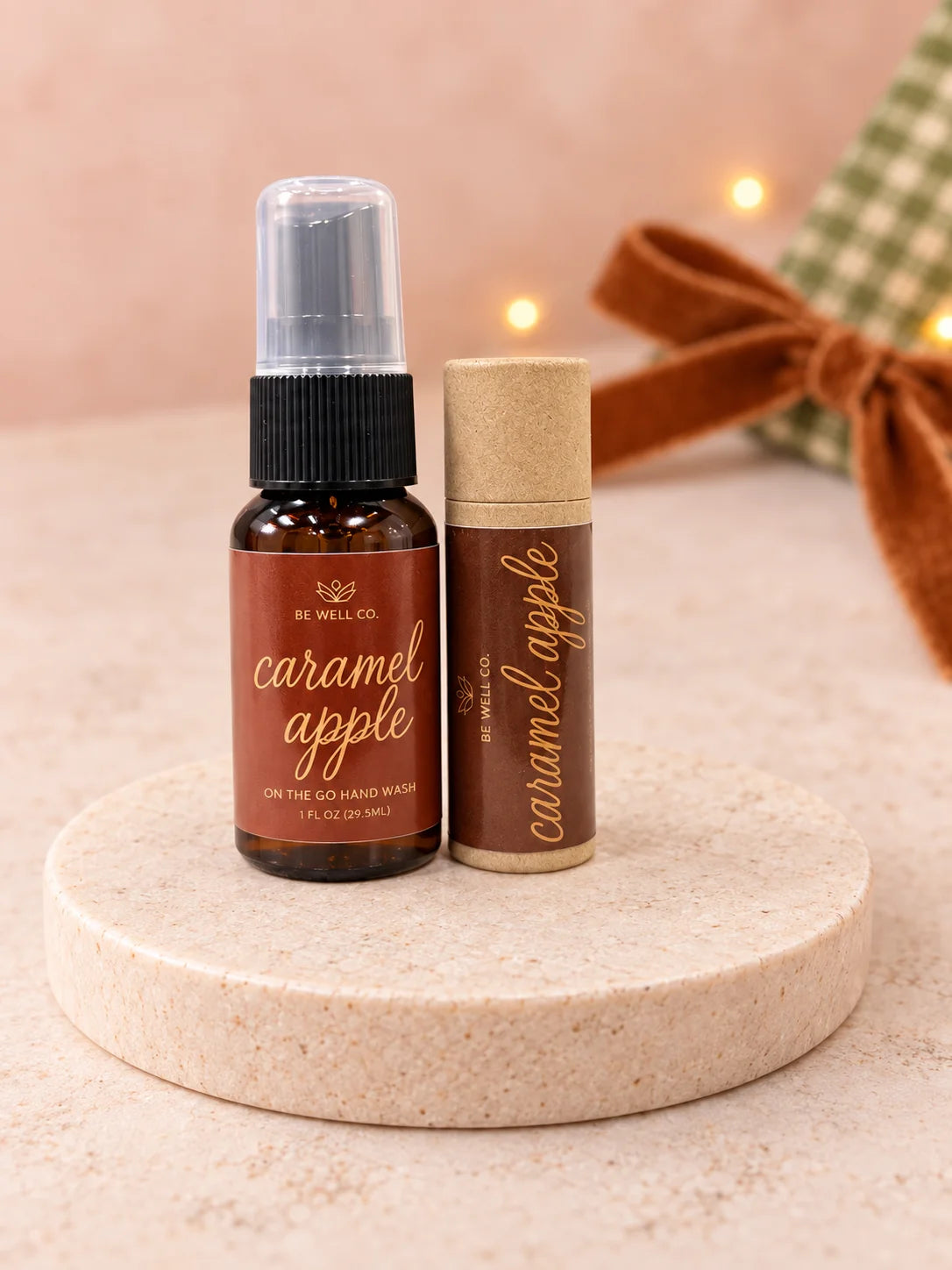 Holiday Lip Balm & Hand Sanitizer Bundle by Be Well Co. / ARRAY (Ships in 2-3 Weeks)