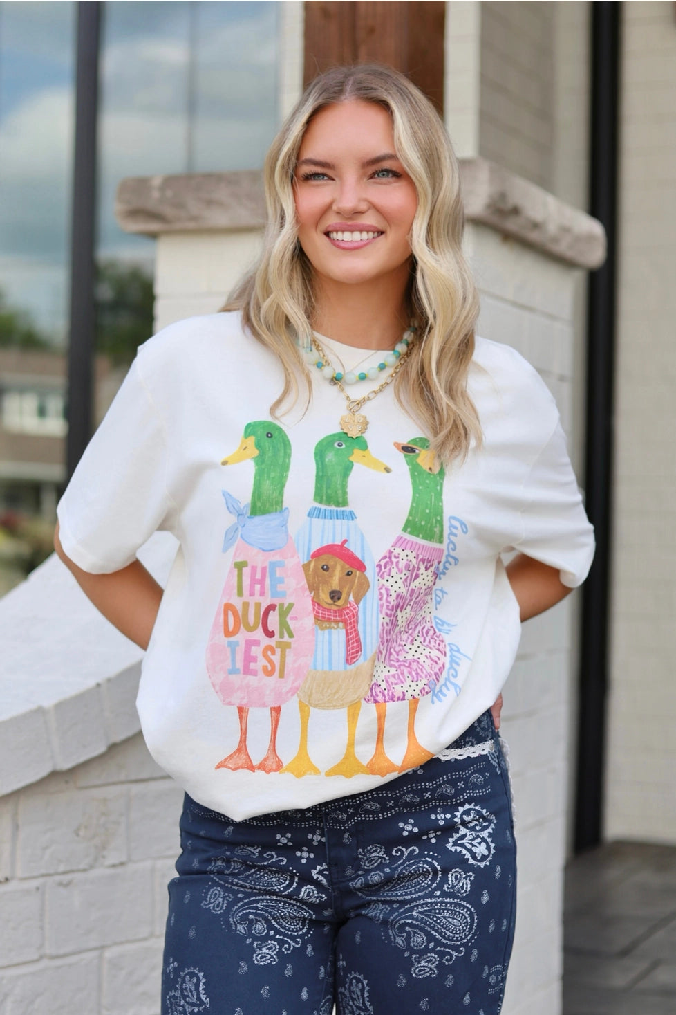 PREORDER: Lucky To Be Ducky Tee / ARRAY by Poppy and Pine (ETA: October)