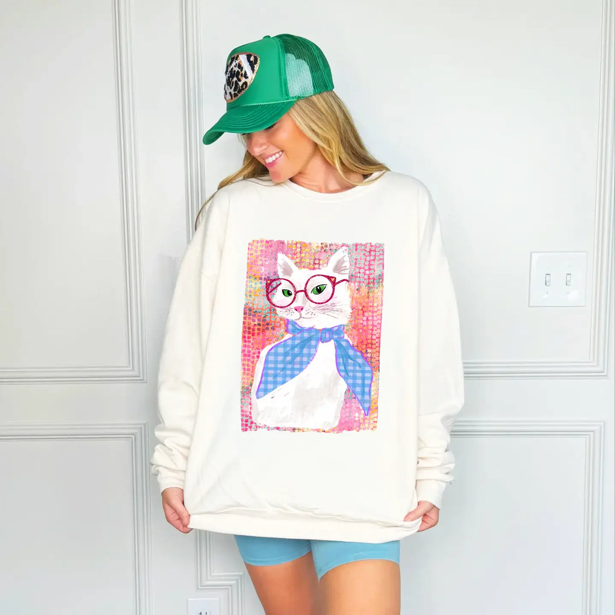 PREORDER: Dapper Cat Sweatshirt / ARRAY by Poppy and Pine (ETA: October)