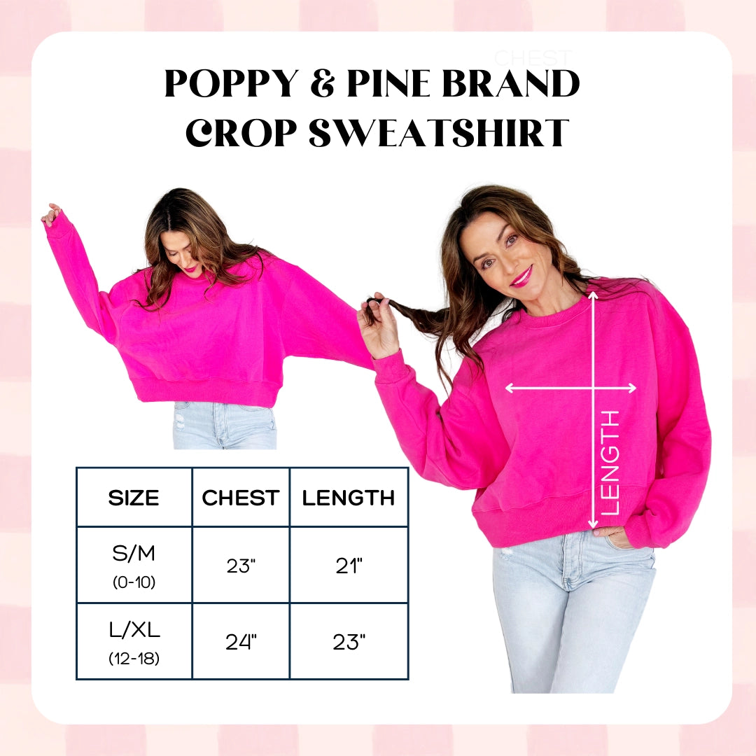 PREORDER: Normal Is Boring Crop Sweatshirt / ARRAY by Poppy and Pine (ETA: October)