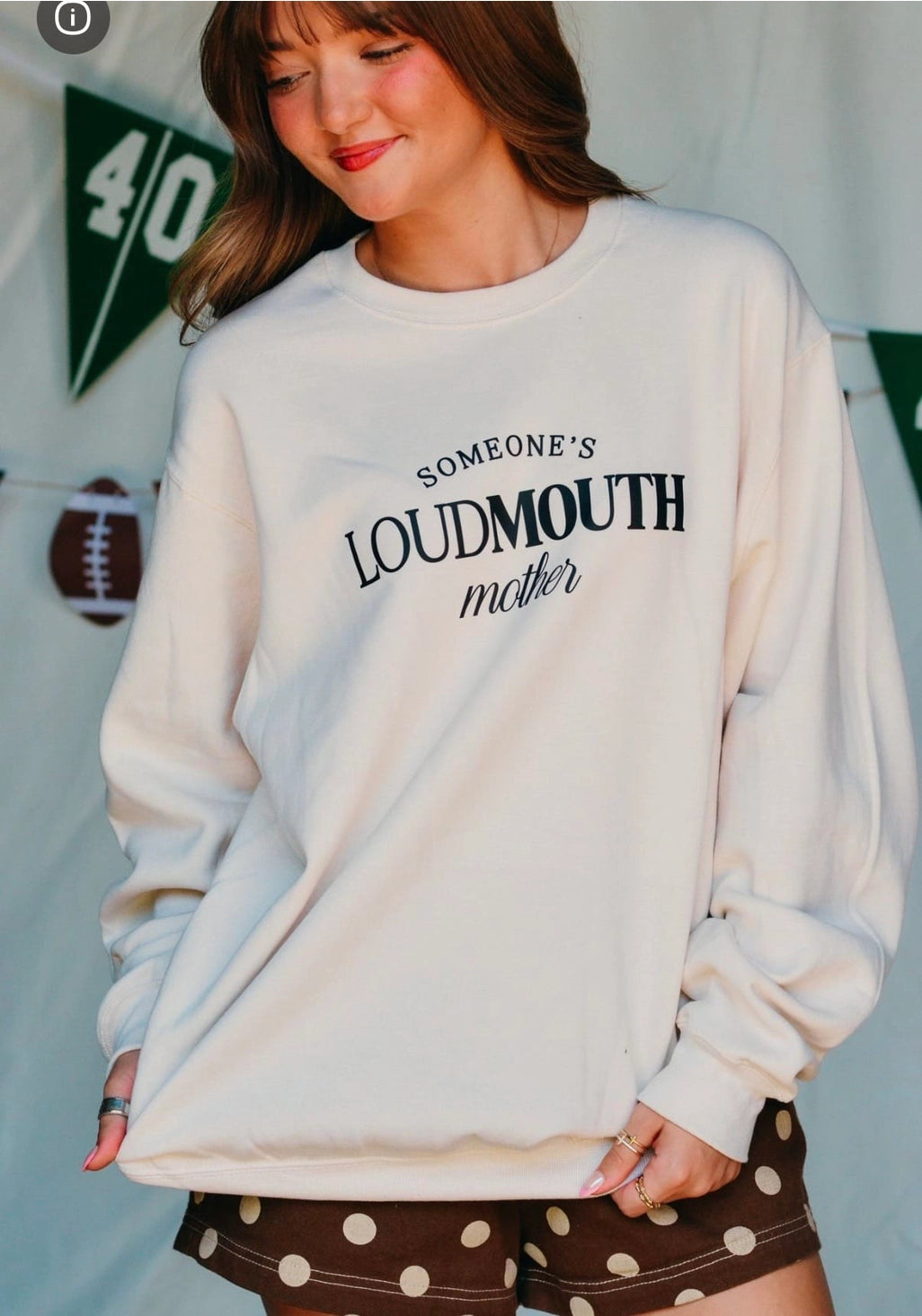 Someones Loud Mouth Mother Sweatshirt / ARRAY by Southern Bliss (Ships 2-3 weeks)