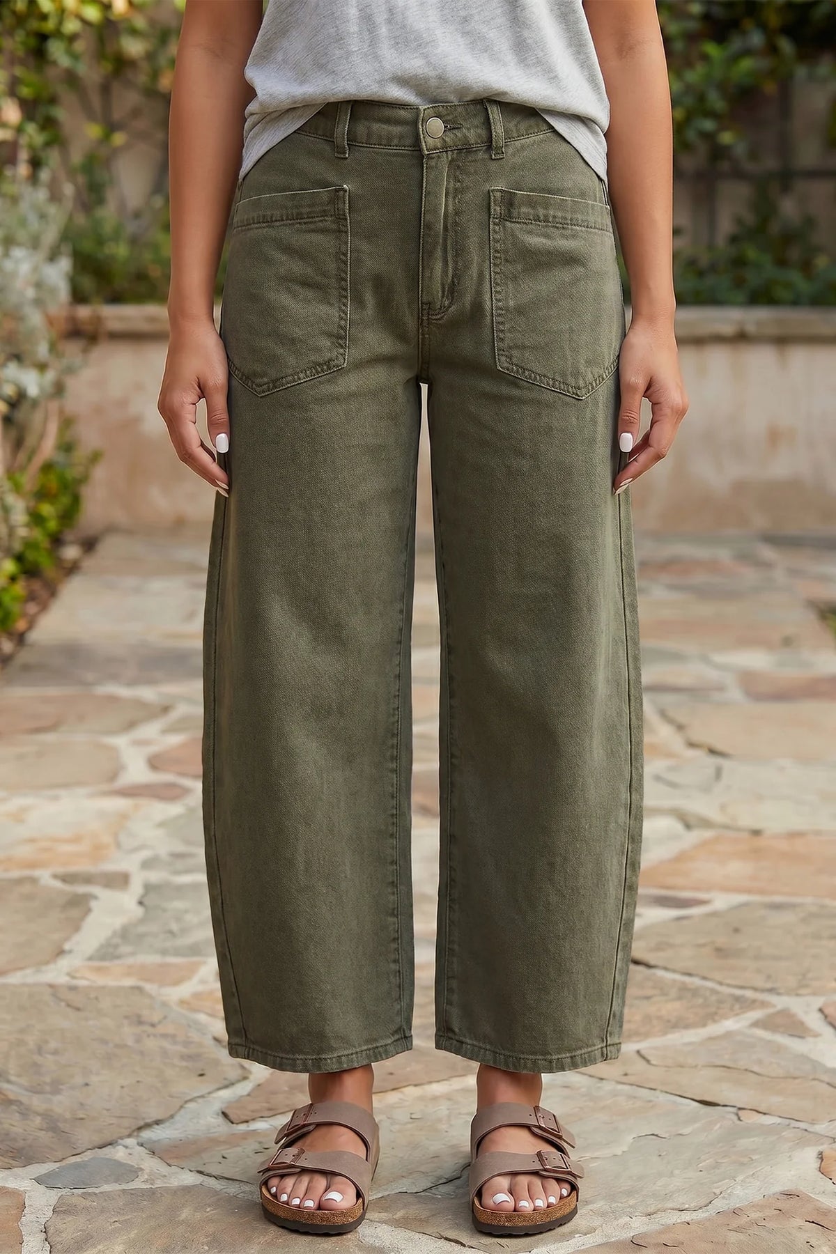 PREORDER: Olive You Forever Wide Leg Pants (ETA: October )