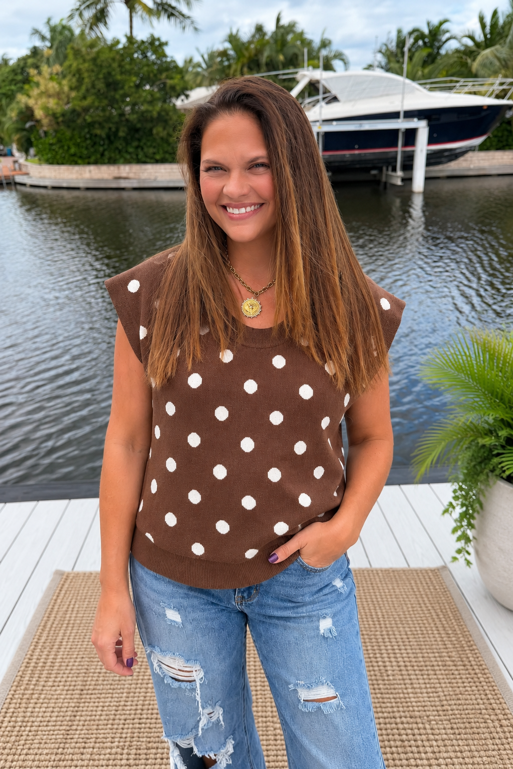 PREORDER: Cocoa & Cream Sweater Vest (ETA: October)