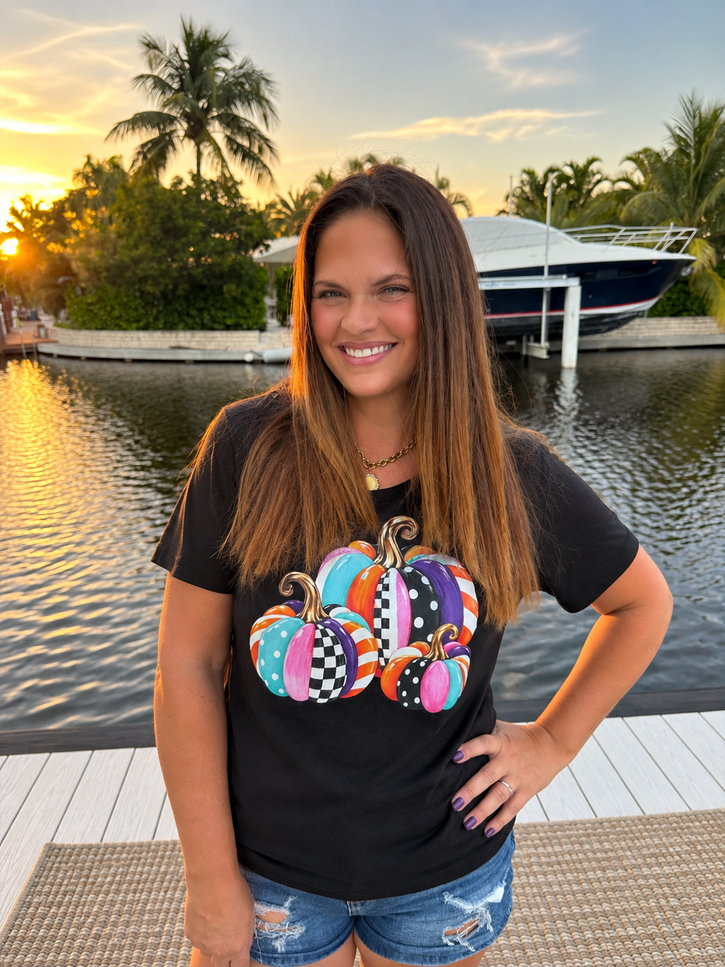 Pumpkin Pop Tee by Sterling Kreek (Ships 2-3 weeks)