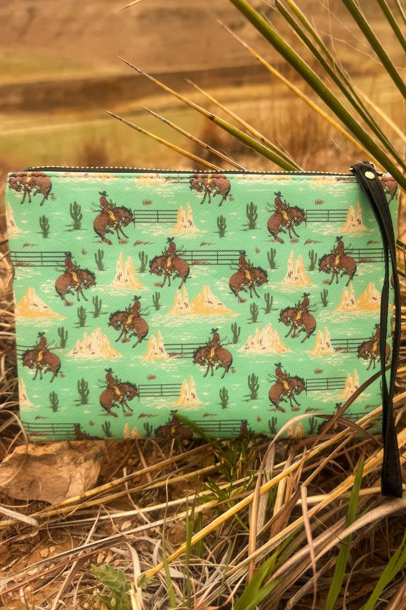 Desert Bronc Cosmetic Bag by Sterling Kreek - BFF Here