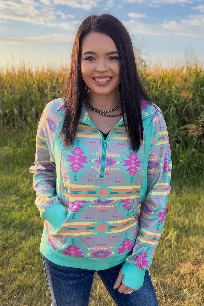 Aztec Daydream Pullover by Sterling Kreek (Ships 2-3 weeks)