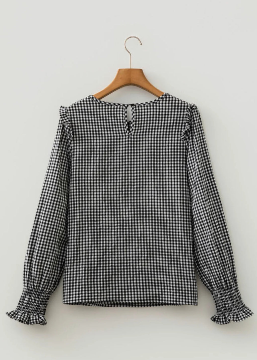 PREORDER: Check Please Gingham Blouse (ETA: November)