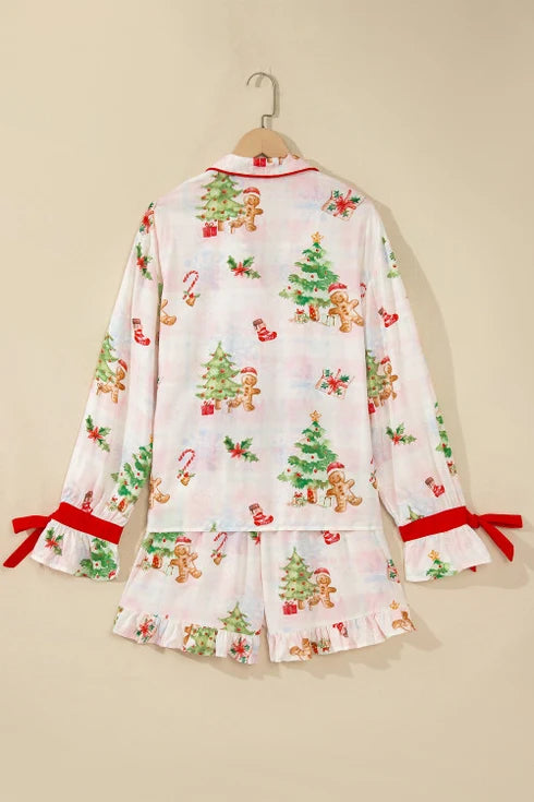 PREORDER: Merry & Bright Ruffle Pajama Set (ETA: November)