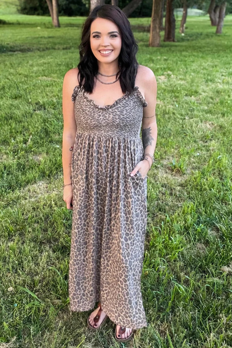 Spotted Wild Dress by Sterling Kreek (Ships 2-3 weeks)